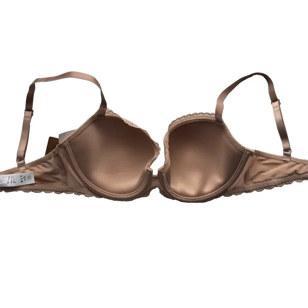 CHANTELLE Bra 1476 Parisian Demi Underwire‎ Bra Size 30DDD NWT Nude Beige